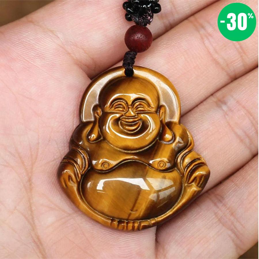 Pendentif Bouddha en oeil de tigre
