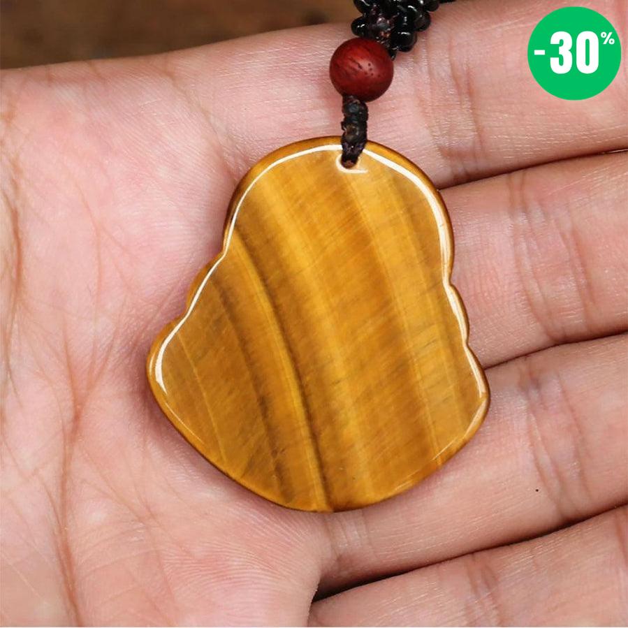 Pendentif Bouddha en oeil de tigre