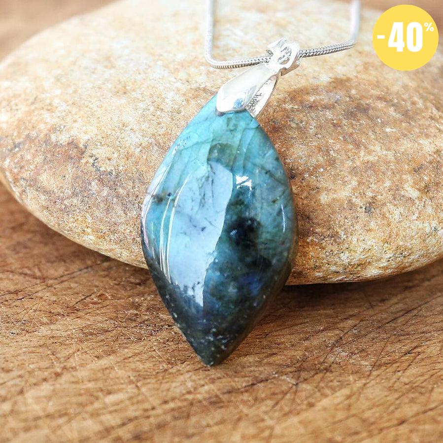 Pendentif de protection en labradorite