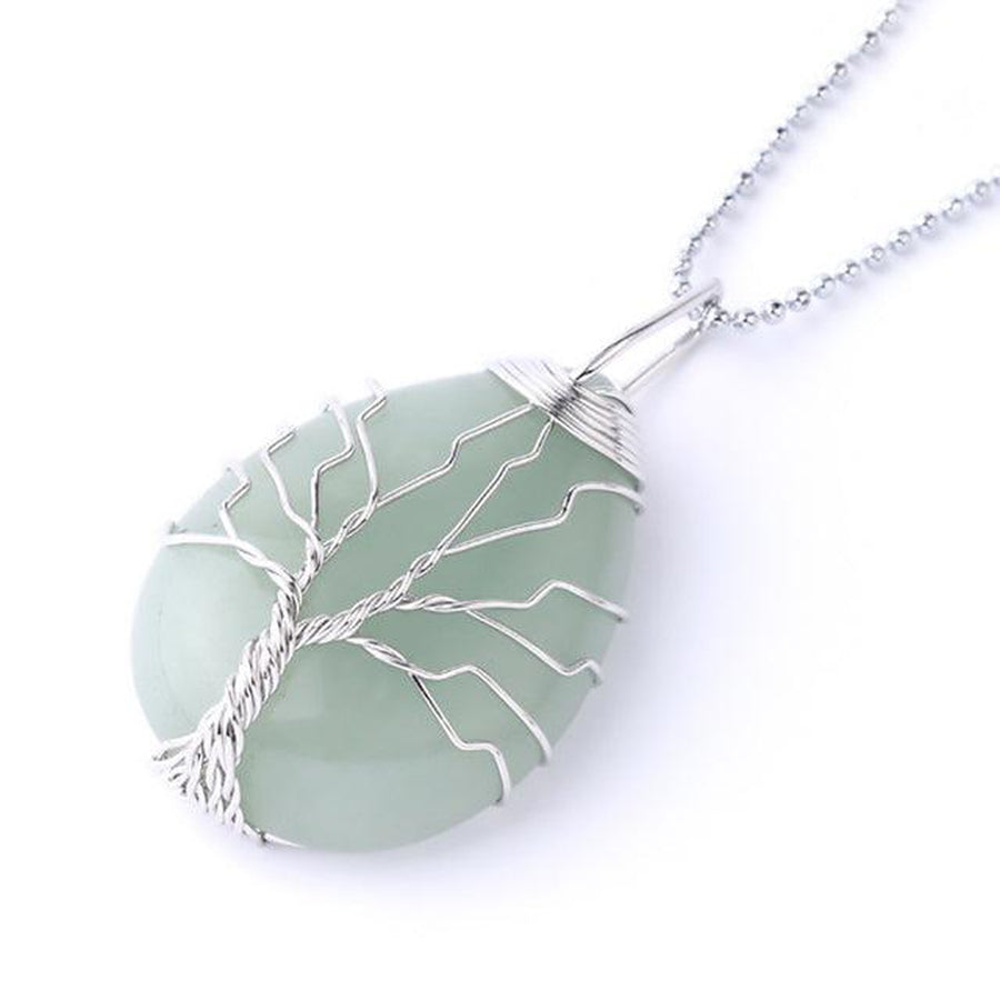 Pendentif «énergie positive» Arbre de vie en pierre