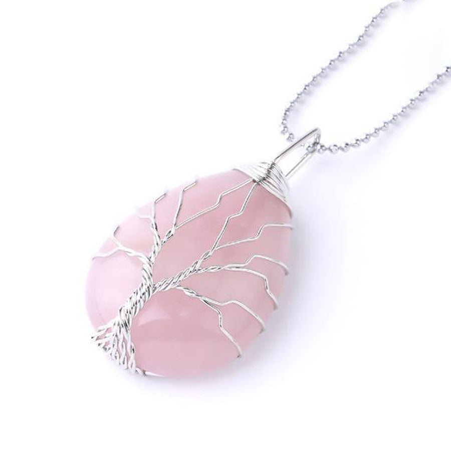 Pendentif «énergie positive» Arbre de vie en pierre