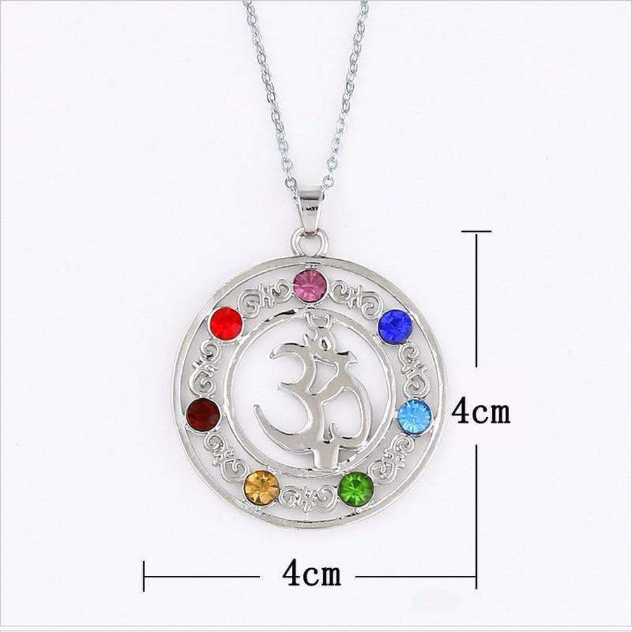 Pendentif «énergie positive» des 7 Chakras