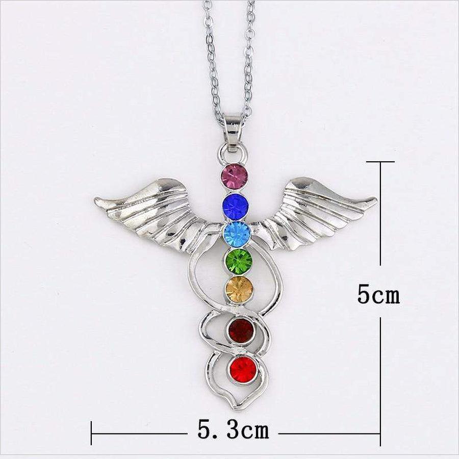 Pendentif «énergie positive» des 7 Chakras
