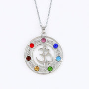 Pendentif «énergie positive» des 7 Chakras