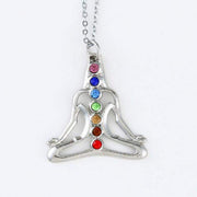 Pendentif «énergie positive» des 7 Chakras