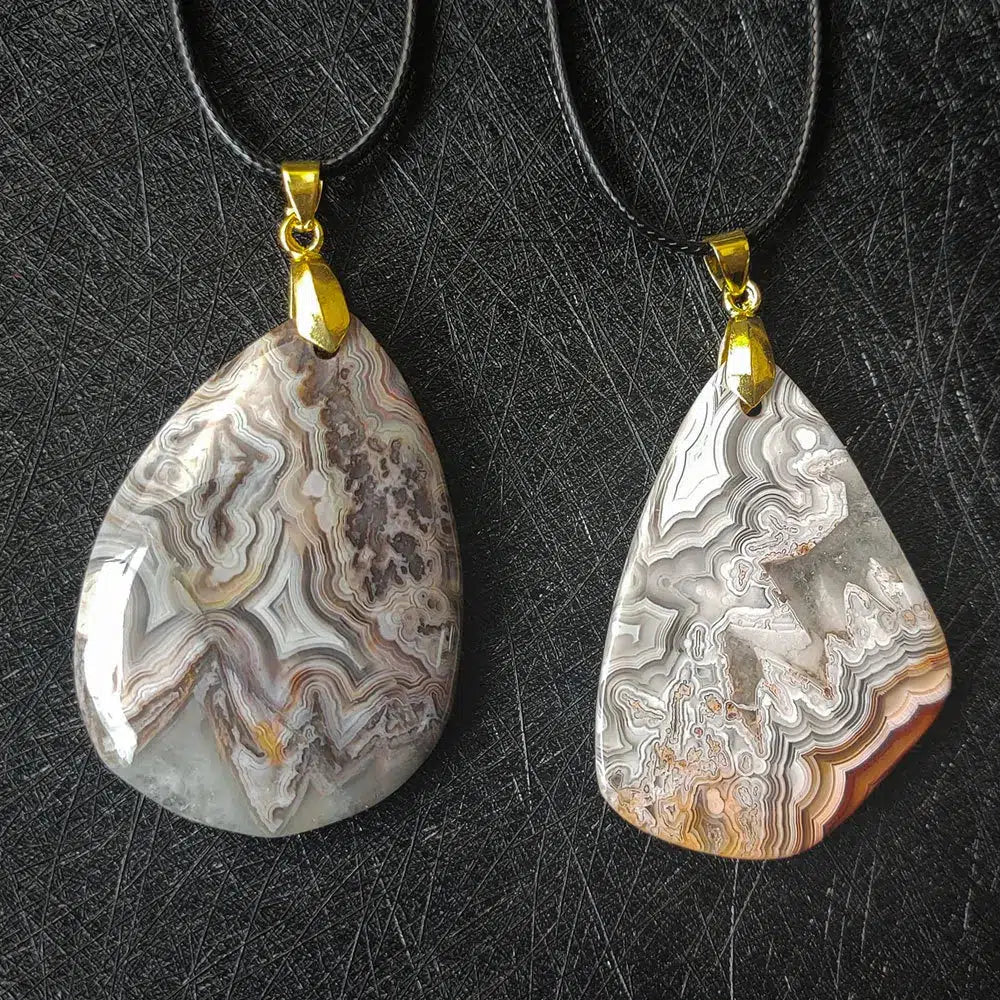 Pendentif sérénité en Onyx Mexicain