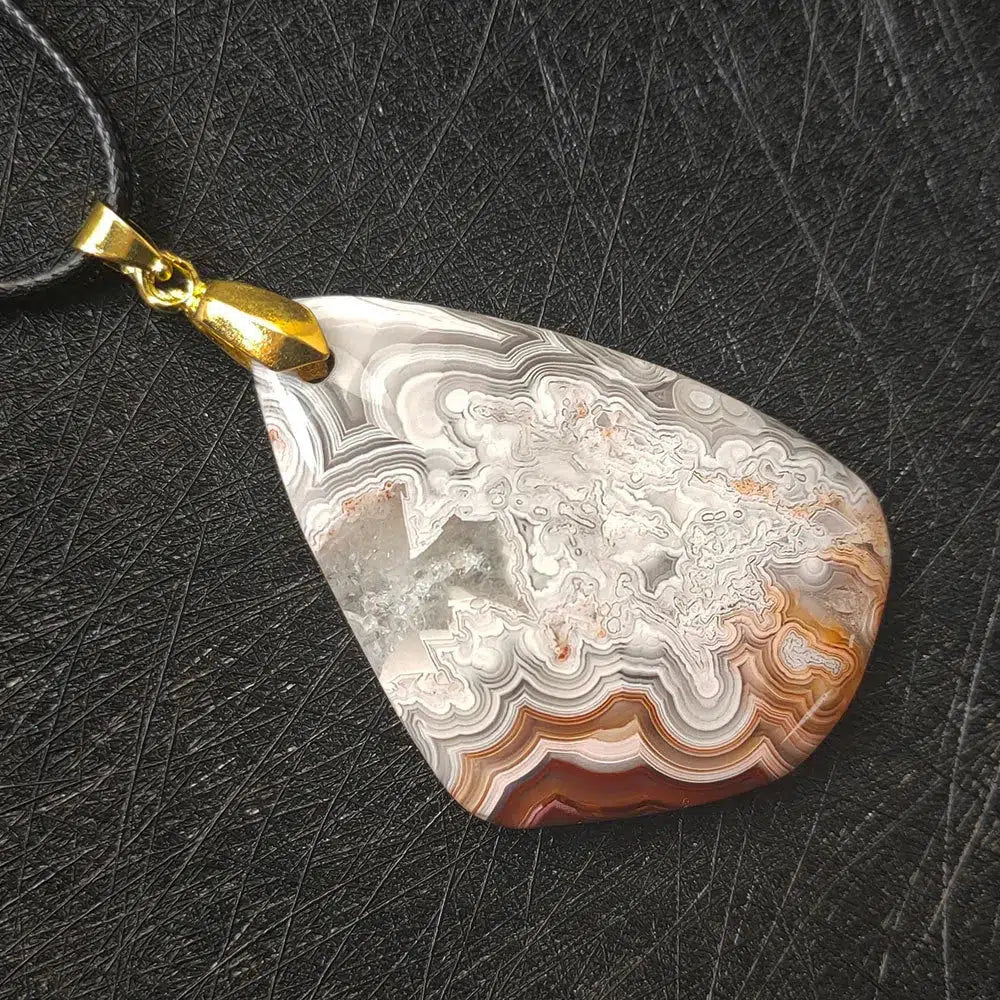 Pendentif sérénité en Onyx Mexicain