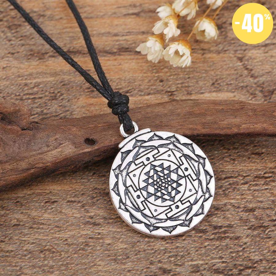 Pendentif Sri Yantra de croissance