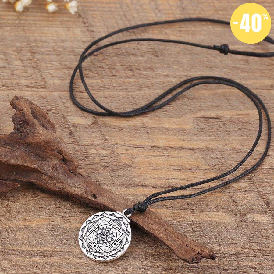 Pendentif Sri Yantra de croissance