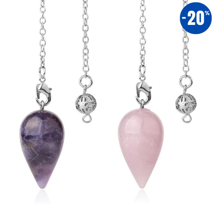 Pendule de Radiesthésie en Pierres