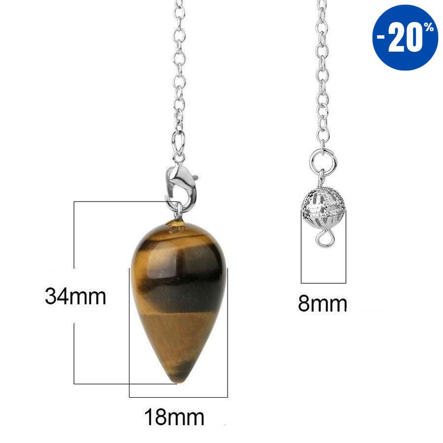 Pendule de Radiesthésie en Pierres