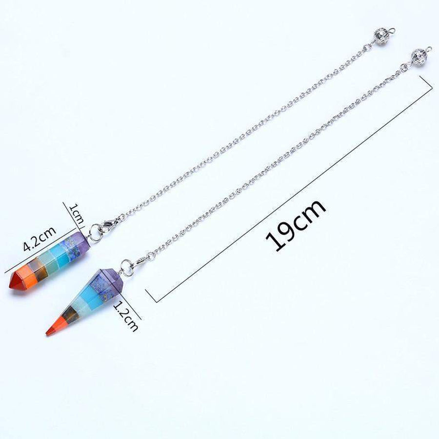 Pendule énergie positive des 7 Chakras