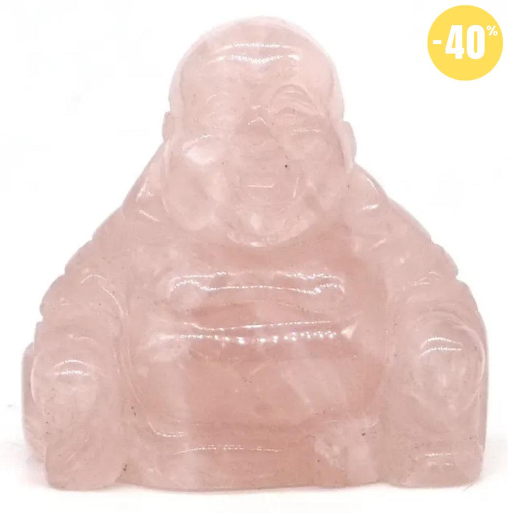 Statuette du Bouddha rieur en pierre