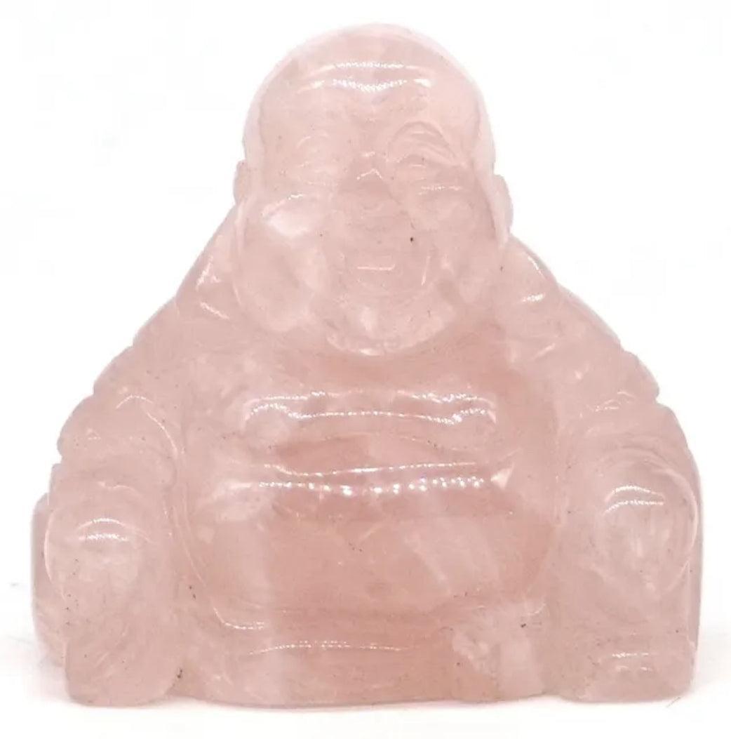 Statuette du Bouddha rieur en pierre