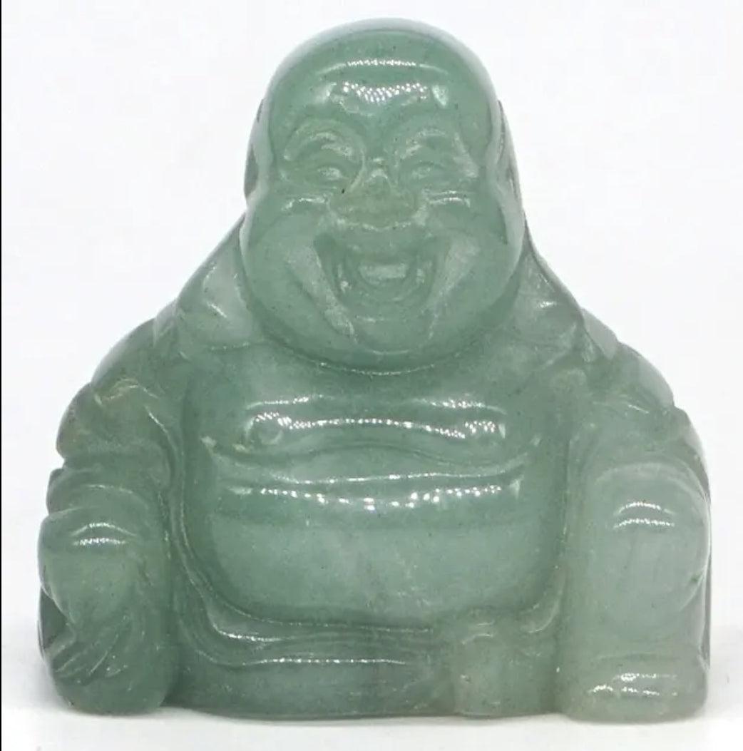 Statuette du Bouddha rieur en pierre