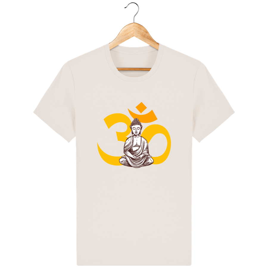 T-shirt en coton bio « Bouddha Aum» pour homme