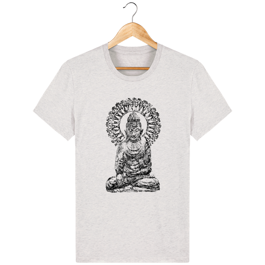 T-shirt en coton bio «Bouddha Mandala» pour homme - Collection Daography