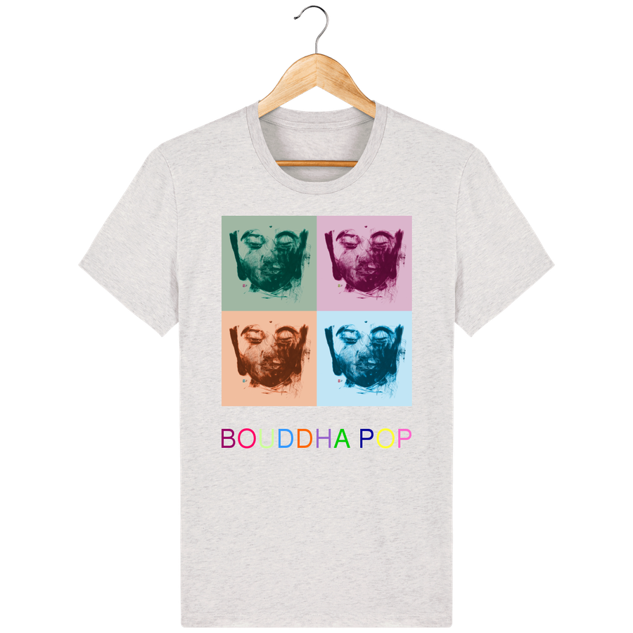 T-shirt en coton bio «Bouddha Pop» pour homme - Collection Daography