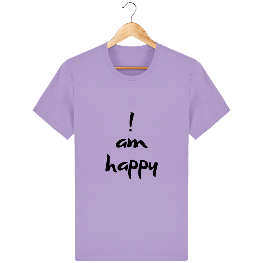 T-shirt en coton bio « I am Happy » pour homme