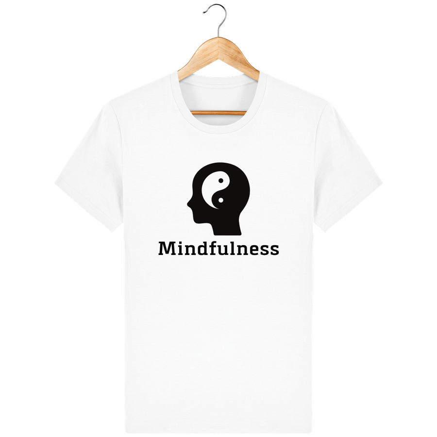 T-shirt en coton bio «Mindfulness» pour homme, à col rond