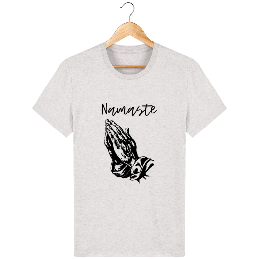 T-shirt en coton bio «Namaste 2» pour homme, à col rond