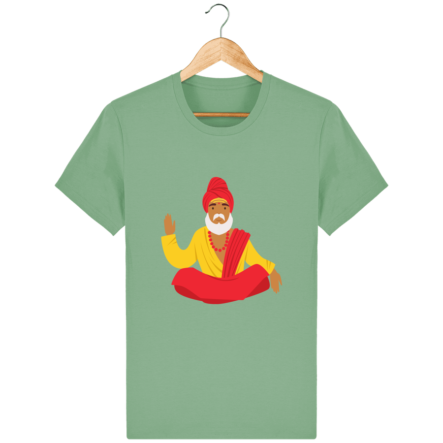 T-shirt en coton bio «Yogi 3» pour homme, à col rond