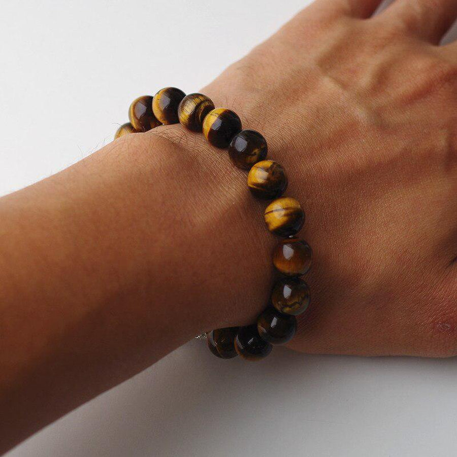 Bracelet d'énergie en Œil de tigre naturel