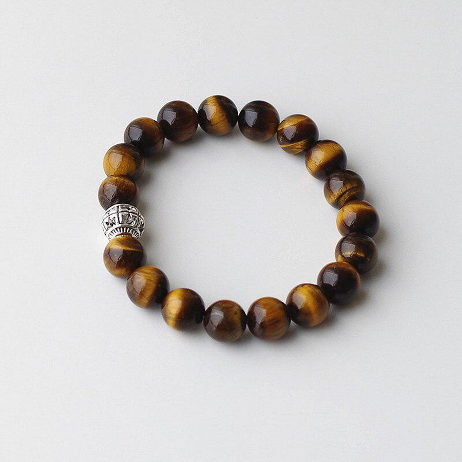 Bracelet d'énergie en Œil de tigre naturel