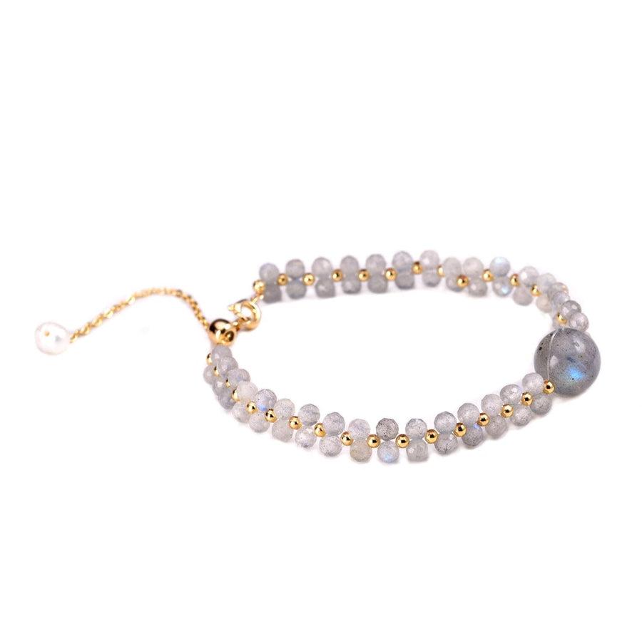 Bracelet en Labradorite à facettes