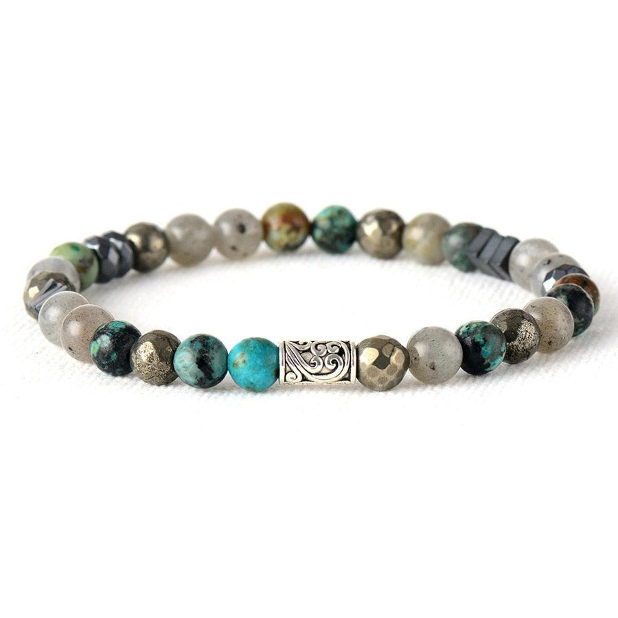 Bracelet en Labradorite africaine