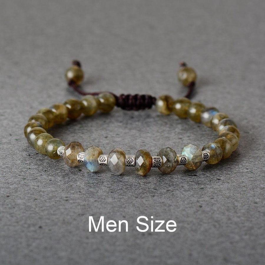 Bracelet en pierres de Labradorite