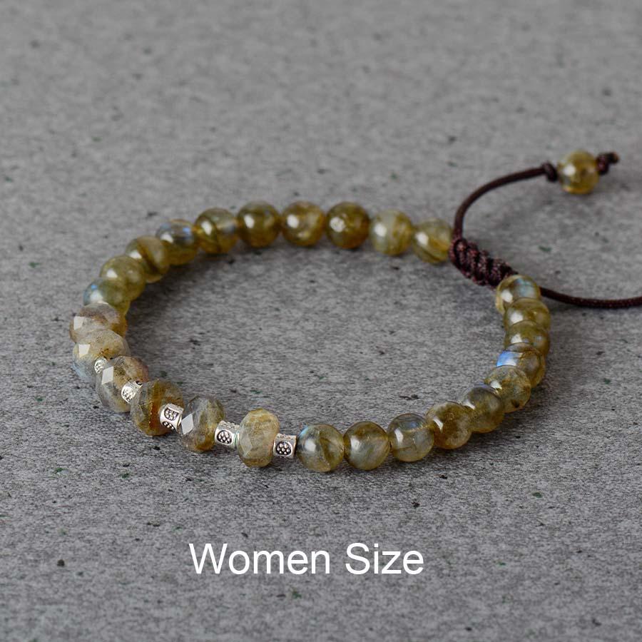 Bracelet en pierres de Labradorite