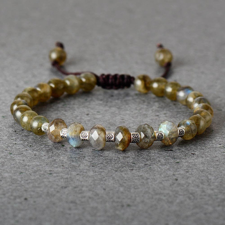 Bracelet en pierres de Labradorite