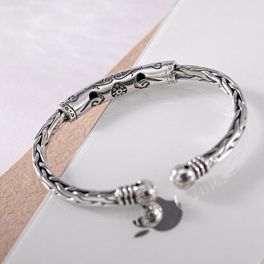 Bracelet manchette forme jonc vintage