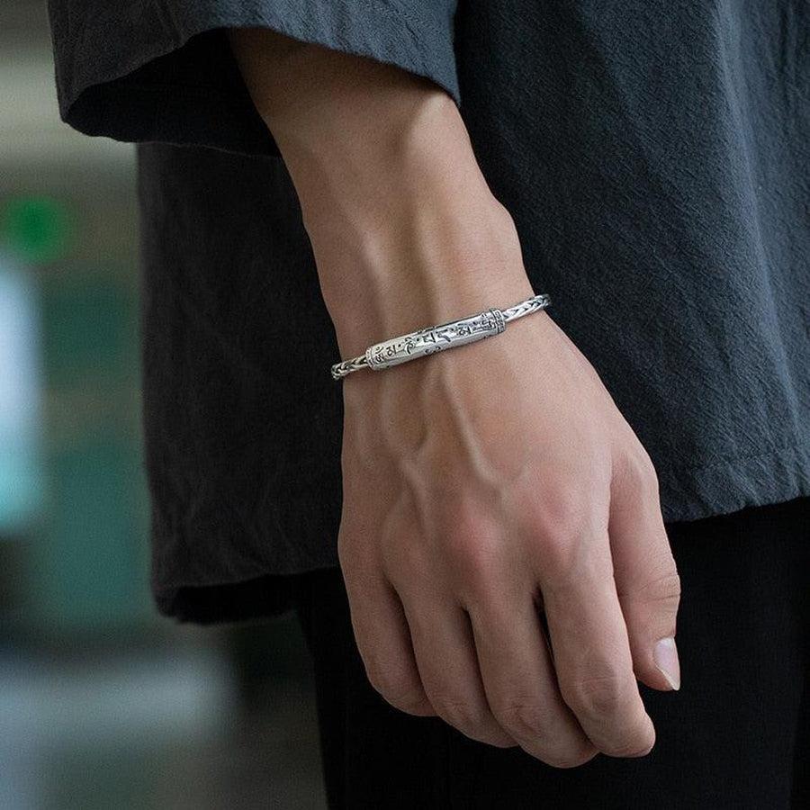 Bracelet manchette forme jonc vintage