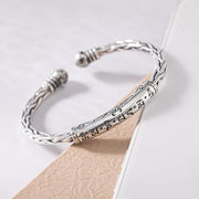 Bracelet manchette forme jonc vintage