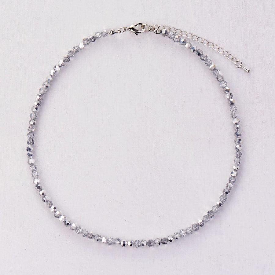 Collier ras du cou en cristal