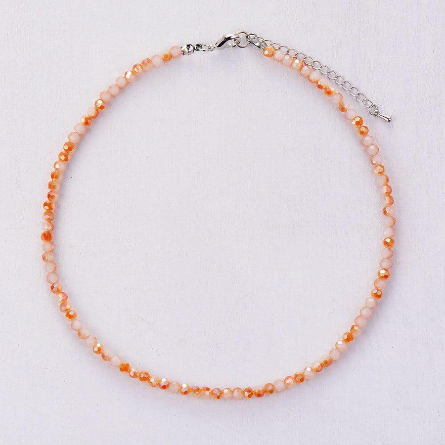 Collier ras du cou en cristal