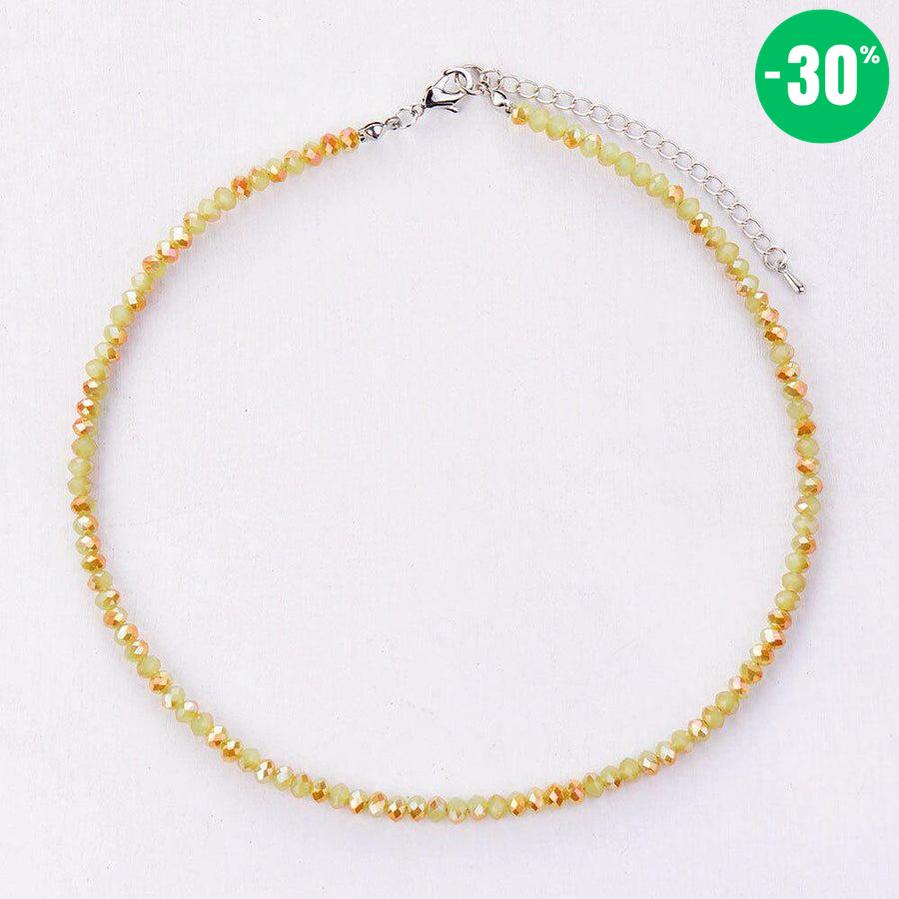 Collier ras du cou en cristal