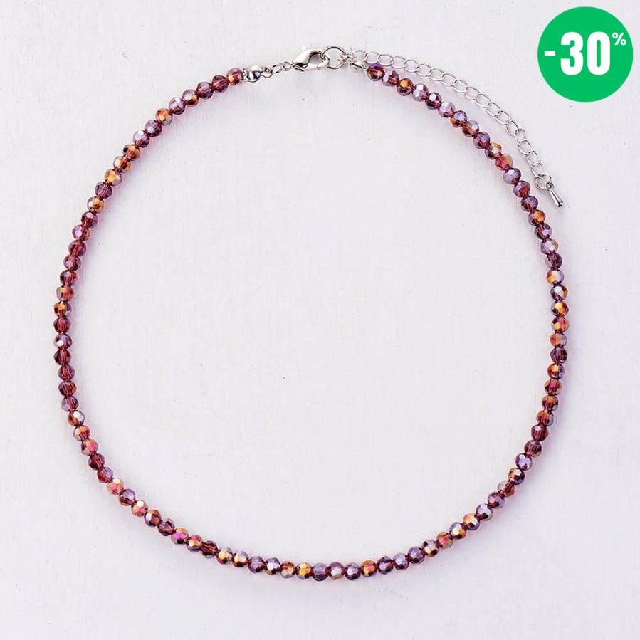 Collier ras du cou en cristal