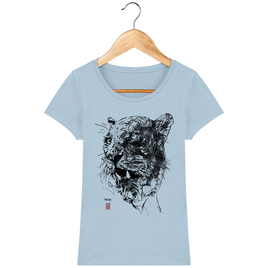 T-Shirt col rond pour femme "Puma totem" - collection Daography