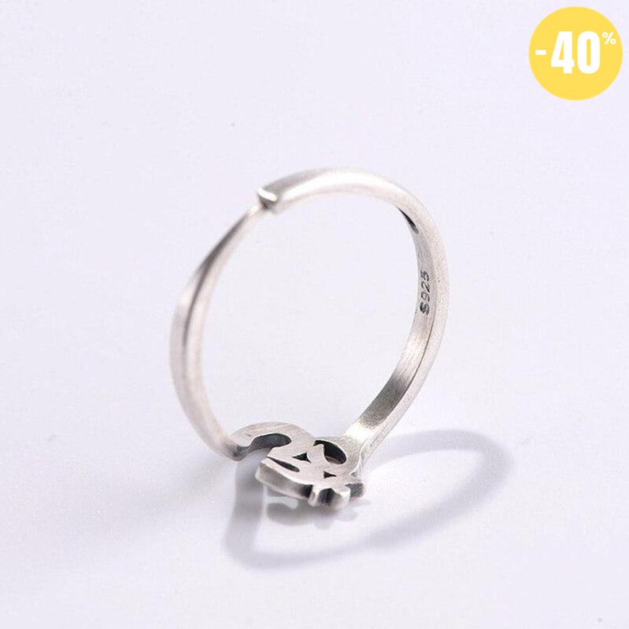 Anneau « Om » en argent Sterling 925