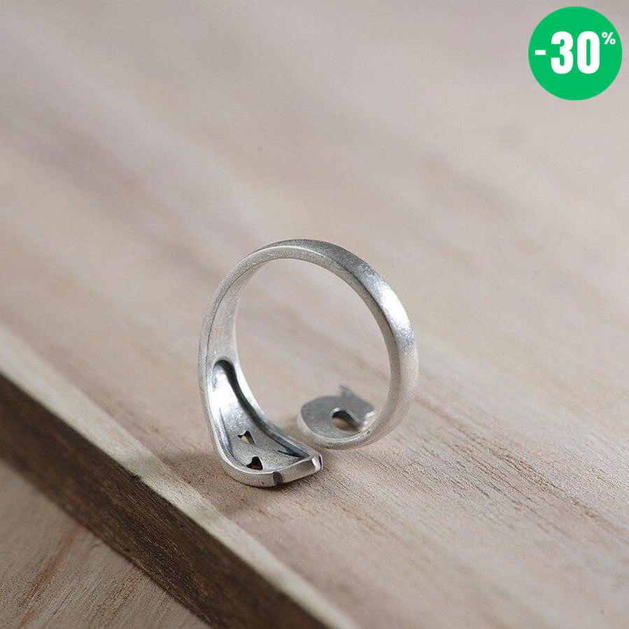 Anneau phénix en argent