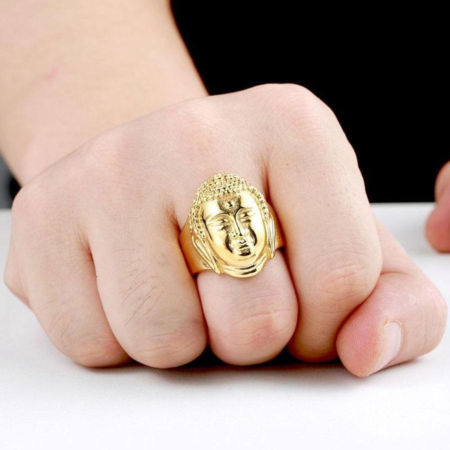 Bague tête du bouddha