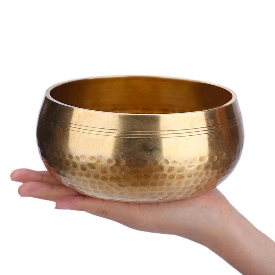 Bol chantant en tibétain artisanal en laiton