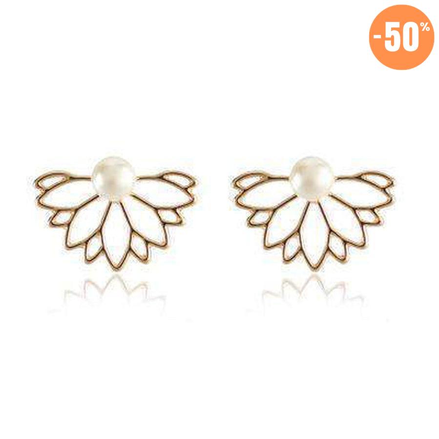 Boucles d'oreilles fleur de Lotus