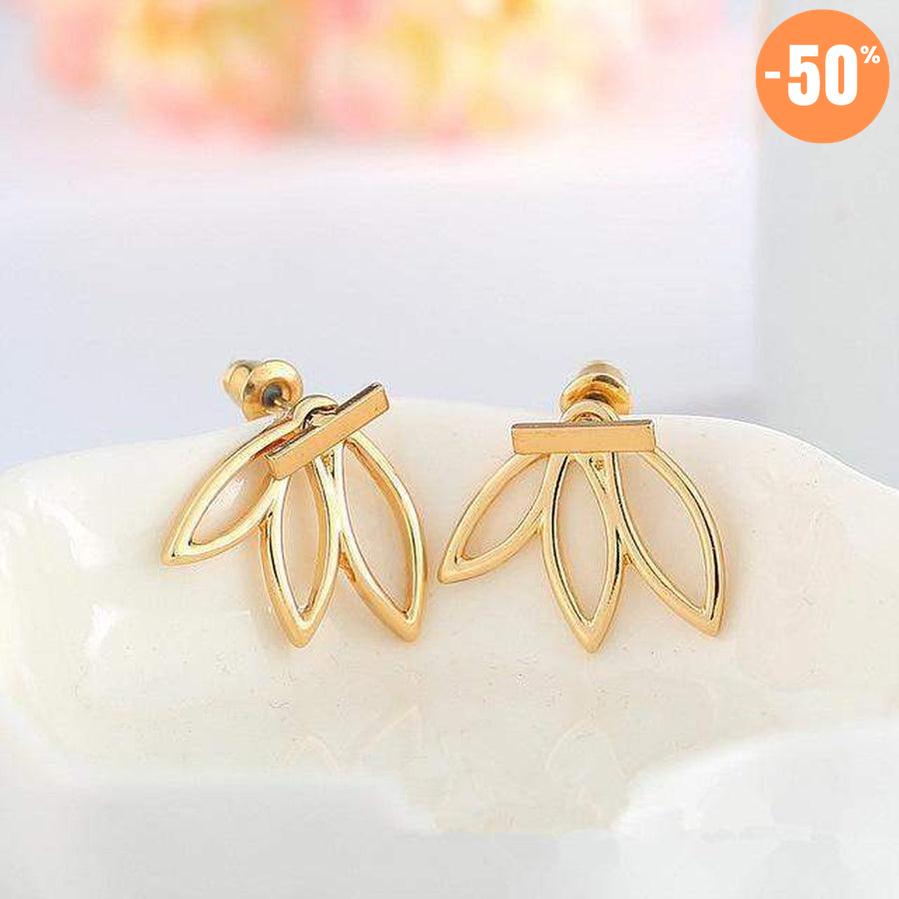Boucles d'oreilles fleur de Lotus