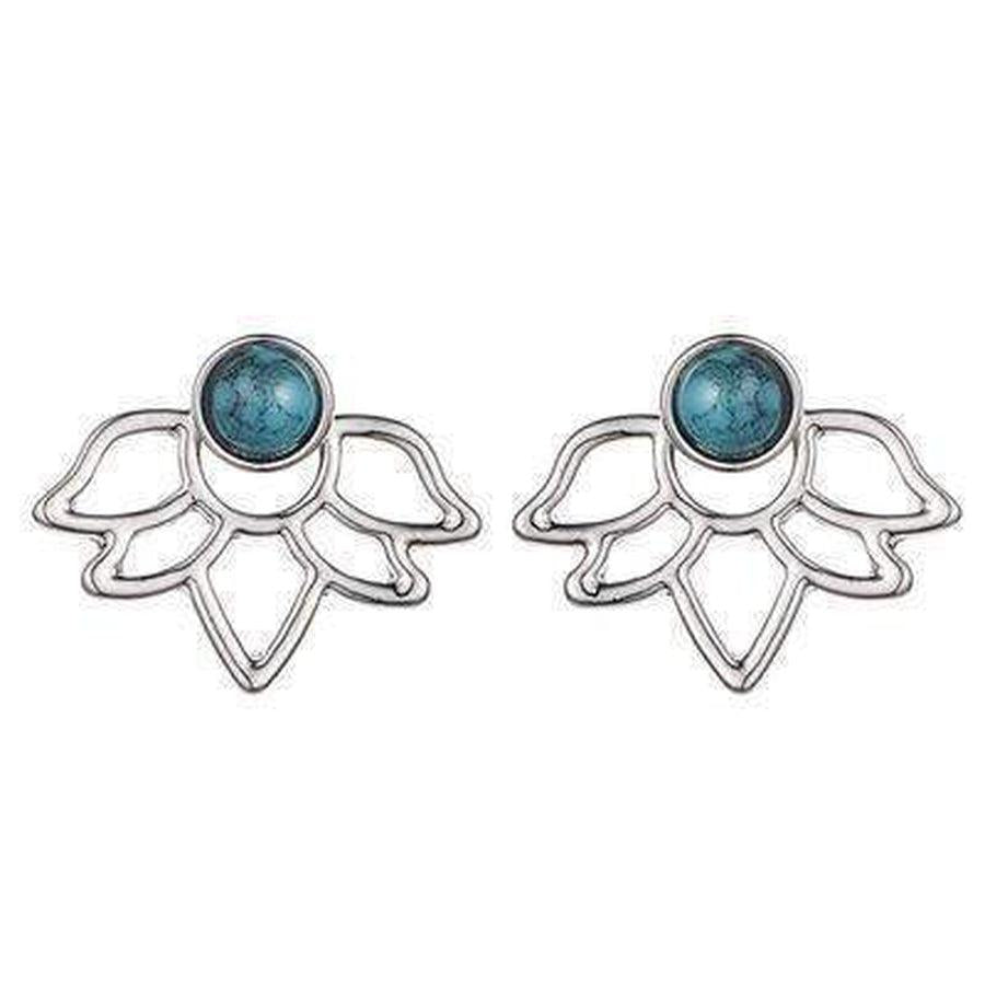 Boucles d'oreilles fleur de Lotus