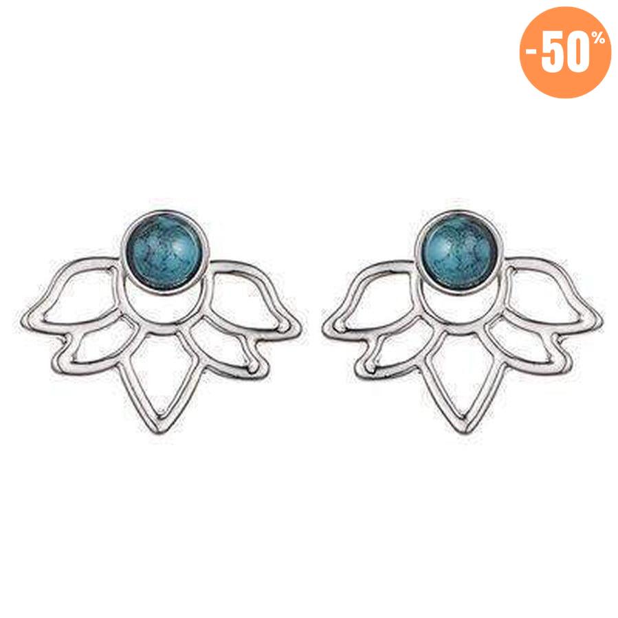 Boucles d'oreilles fleur de Lotus
