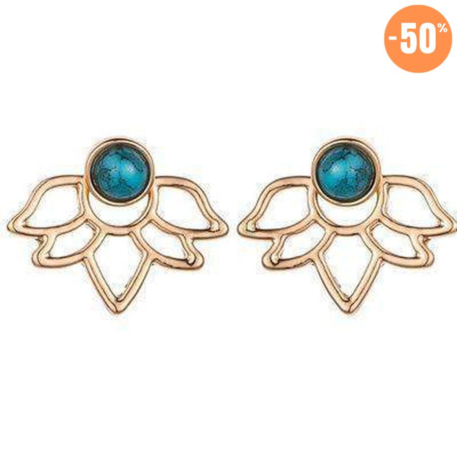 Boucles d'oreilles fleur de Lotus